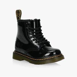Dr. Martens -  1460 Patent Lamper - Glossy Black | Kids - Size US 4/5